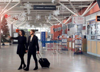 O valiză suspectă pe Aeroportul Sibiu a dus la evacuarea pasagerilor