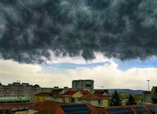 Imagini superbe surprinse deasupra Sibiului