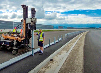 S-a turnat asfalt pe 70% din tronsonul Sibiu – Boița. Procent de execuție de 80% (video)