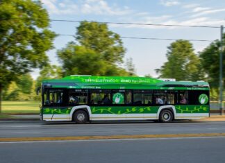 Primele nouă autobuze electrice au început să circule pe străzile din Sibiu