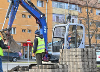 Vești bune! S-au reluat lucrările de modernizare în cartierul Terezian