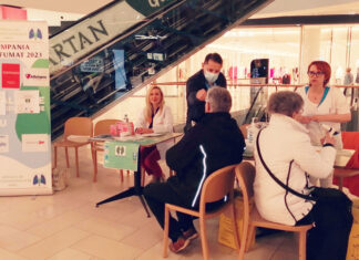 Sute de spirometrii gratuite, efectuate la Promenada Mall din Sibiu
