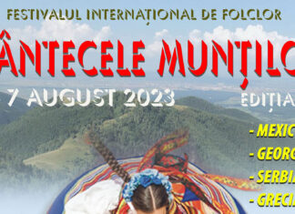 Luna august începe cu cântec și joc la „Cântecele Munților”