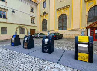 Platforma subterană de deșeuri din Piața Mică a devenit funcțională