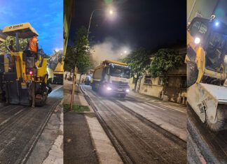 Reparații pe carosabil pe str. Banatului și Dealului