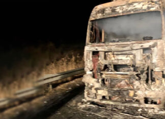 Furt după incendiu pe A1: hoții prinși după ce au vândut marfa online