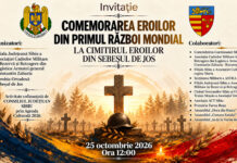 Ziua Armatei Române, marcată la Sebeșu de Jos: ceremonie militară și religioasă în memoria eroilor celor două războaie mondiale